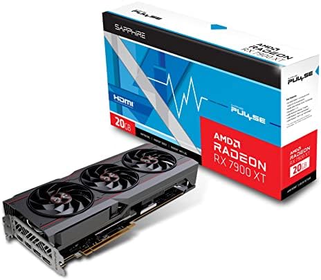 Sapphire 11323-02-20G Pulse AMD Radeon RX 7900 XT Gaming Graphics Card with 20GB GDDR6, AMD RDNA 3