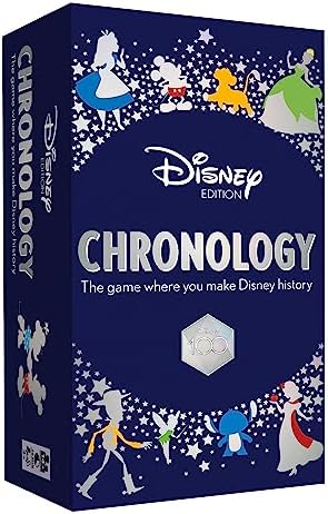 Disney Chronology Game – Family Game – Featuring 150 Disney Events – Make Disney History – Family Game for Night Disney Fans Ages 10 and Up
