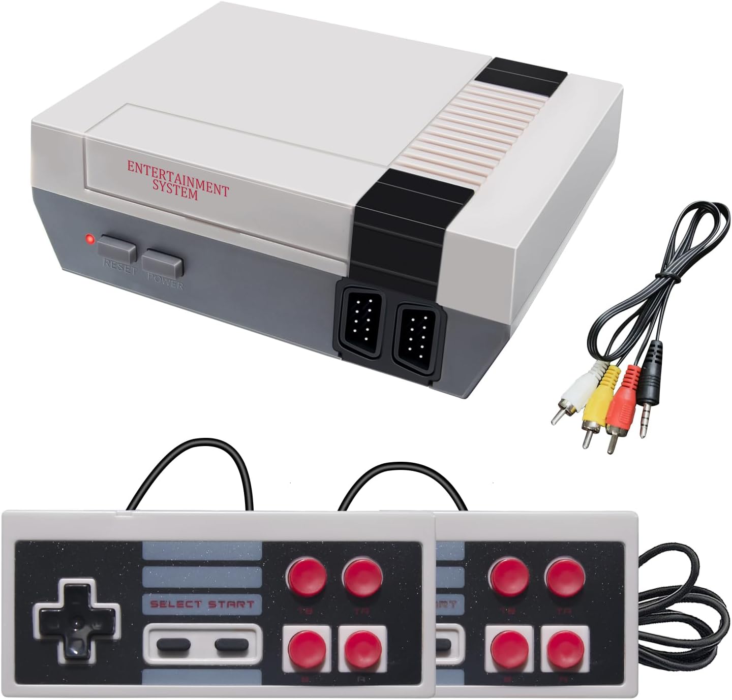 SHMILYS Classic Mini Console 8-Bit Video Retro Game System Built-in with 620 Classic Old-School Games Dual Players Mode Console for Adults Kids Christmas/Birthday/Thanksgiving/Valentine Gift