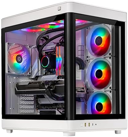 Skytech Prism Gaming PC, Intel i9 14900K 3.2 GHz (5.7GHz Turbo Boost), NVIDIA RTX 4080 Super 16GB GDDR6X, 2TB NVME Gen4, 32GB DDR5 RAM 5600 RGB, 1000W Gold ATX 3.0 PSU, Wi-Fi, Win 11 Home