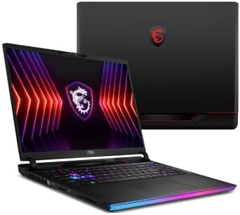 EXCaliberPC [2024] MSI Raider GE68 HX 14VIG-285US Pro Extreme (Intel Core i9-14900HX, 96GB DDR5 RAM, 8TB NVMe SSD, NVIDIA GeForce RTX 4090, 16″ 120Hz MiniLED UHD+, Windows 11) Gaming Laptop