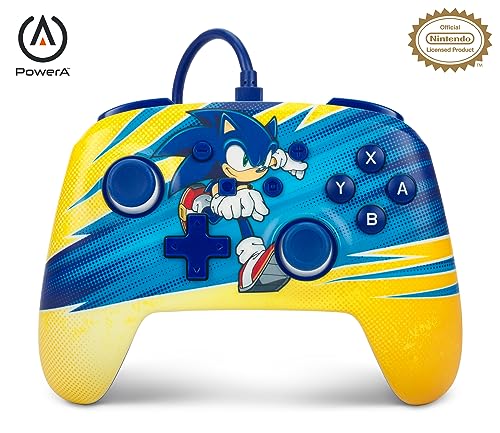 PowerA Enhanced Wired Controller for Nintendo Switch – Sonic Boost
