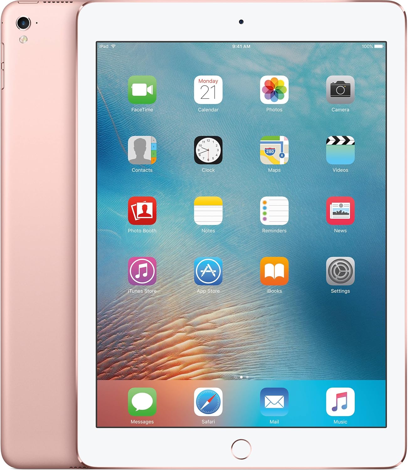 Apple iPad Pro Tablet (32GB, Wi-Fi, 9.7′) Rose Gold (Renewed)